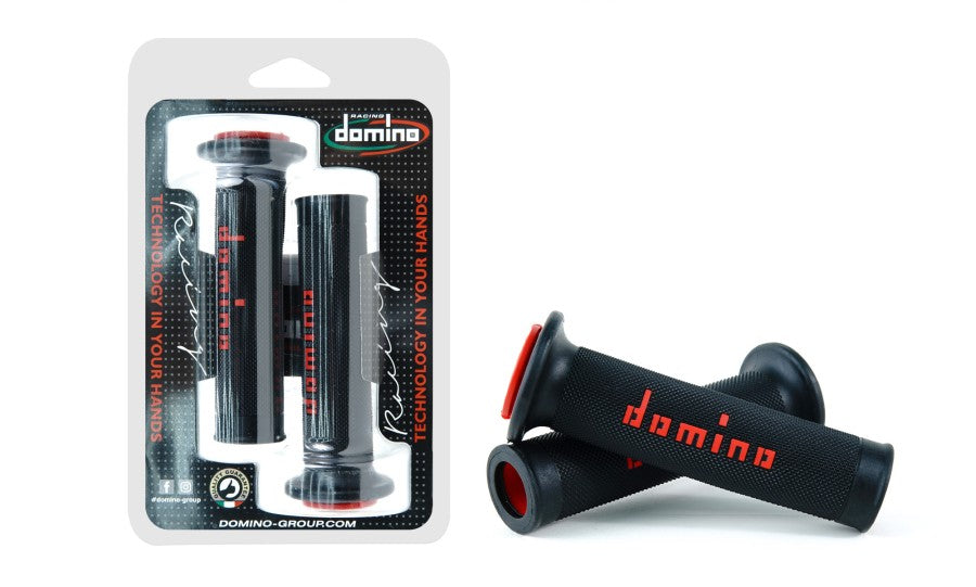 Domino A010 Road Racing Grips Black/Red