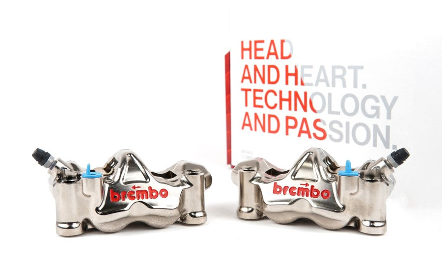 Brembo GP4-RX 108mm Billet Caliper Set Nickel - 220B01010