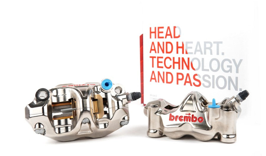 Brembo GP4-RX 108mm Billet Caliper Set Nickel - 220B01010