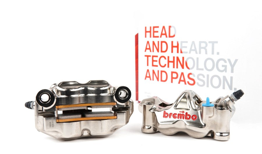 Brembo GP4-RX 108mm Billet Caliper Set Nickel - 220B01010