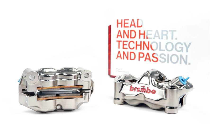 Brembo GP4-RX 100mm Billet Caliper Set Nickel - 220B01020