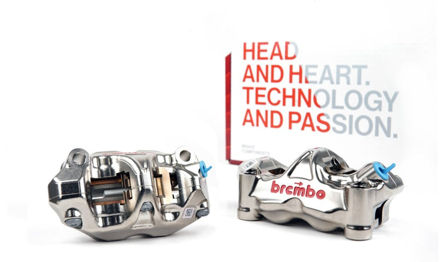 Brembo GP4-RX 100mm Billet Caliper Set Nickel - 220B01020