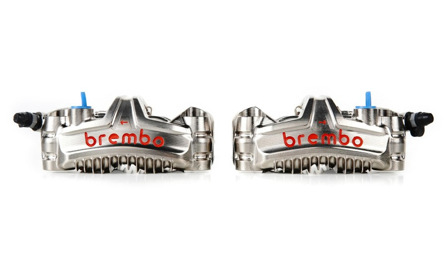 Brembo GP4-MS Fins 108mm Billet Caliper Set Nickel - 220D60030