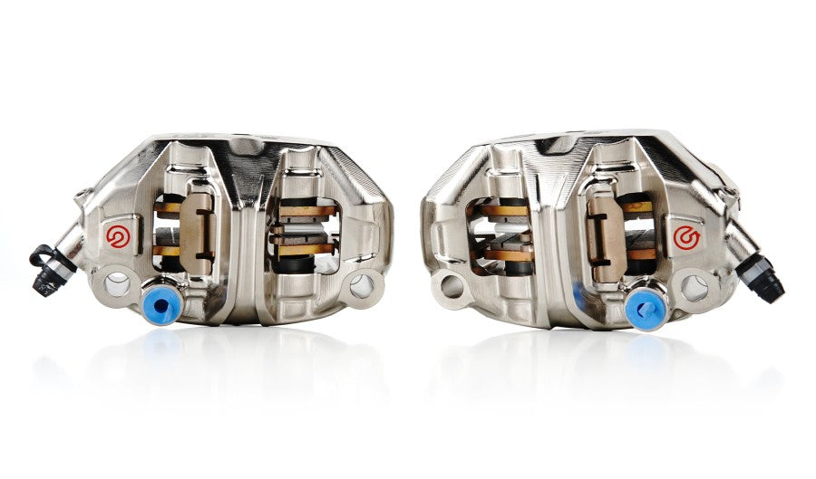 Brembo GP4-MS Fins 108mm Billet Caliper Set Nickel - 220D60030