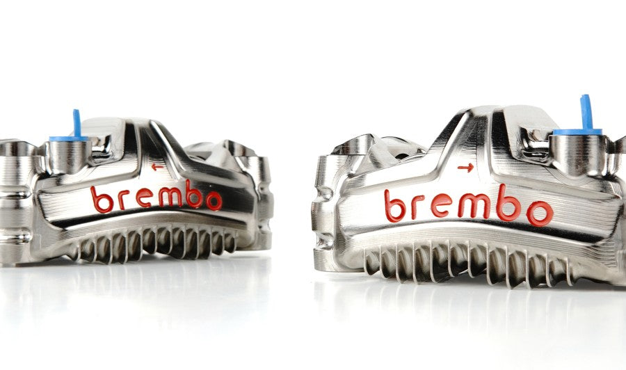 Brembo GP4-MS Fins 108mm Billet Caliper Set Nickel - 220D60030