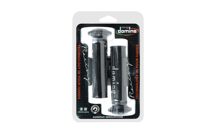 Domino A010 Road Racing Grips Black/Grey