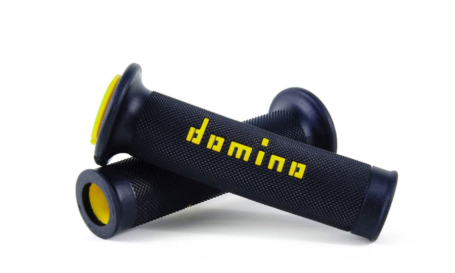 Domino A010 Road Racing Grips Black/Yellow