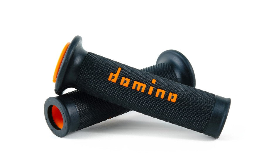 Domino A010 Road Racing Grips Black/Orange