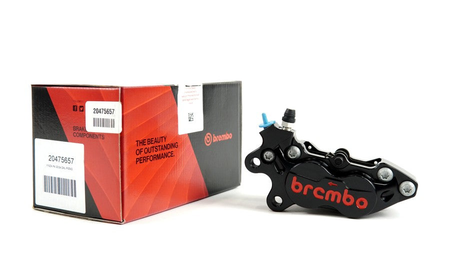 Brembo P4 40RR Billet Caliper Black Left – Racing Brake Performance