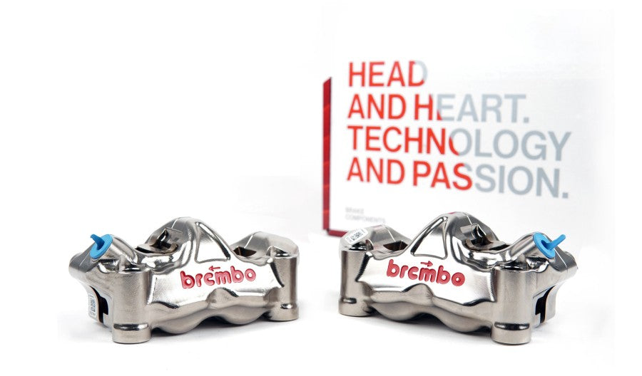 Brembo GP4-RX 100mm Billet Caliper Set Nickel - 220B01020