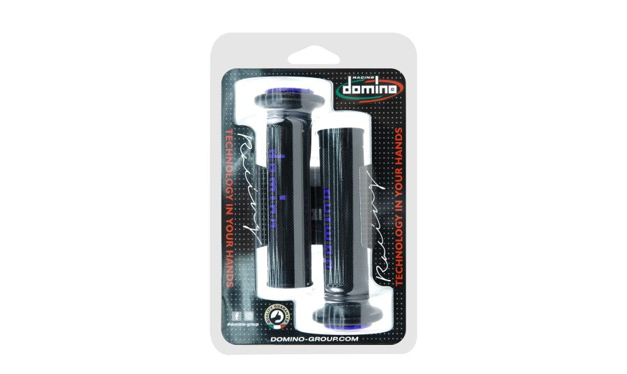 Domino A010 Road Racing Grips Black/Blue