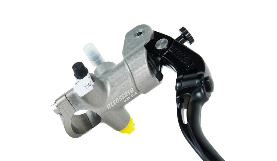 Accossato Billet Brake Master Cylinder 17x19 Folding Lever - CY077L19RST